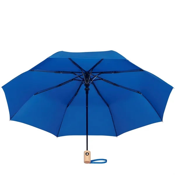 42" Recycled Folding Auto Open Umbrella
