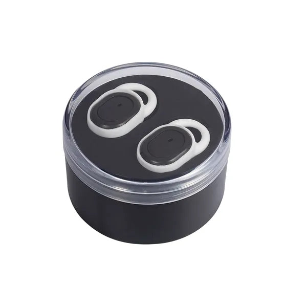 Wireless In-Ear Buds In Round Case