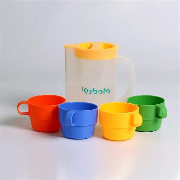 Rainbow Plastic Cup Set