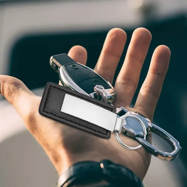 Custom Pu Leather Metal Key Chain