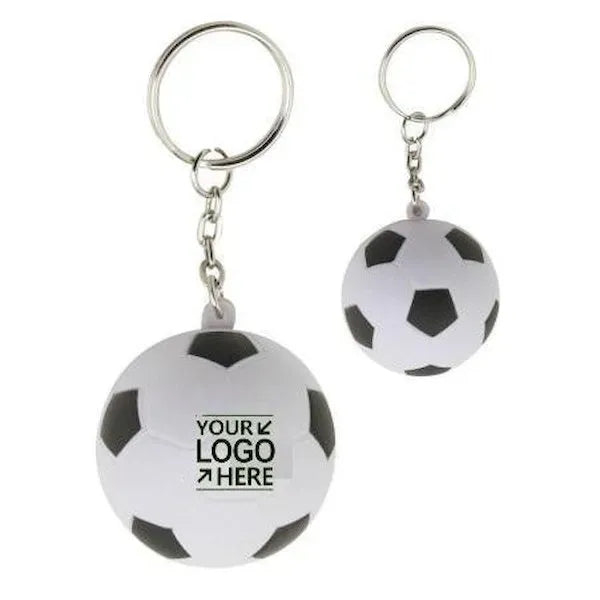 Soccer Ball Stress Reliever Keychain