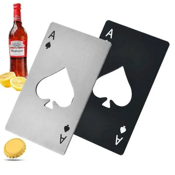 Ace of Spades Credit Card Bottle Opener