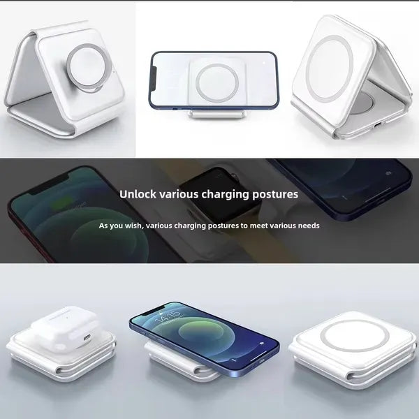 Tri-Fold Wireless Multi-Charger