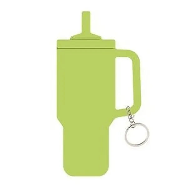 Intrepid Tumbler Shaped Silicone Key Ring
