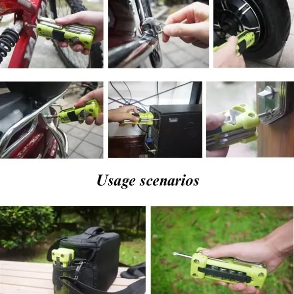 16-in-1 Durable Multi-Function Bicycle Repair Tool Kit