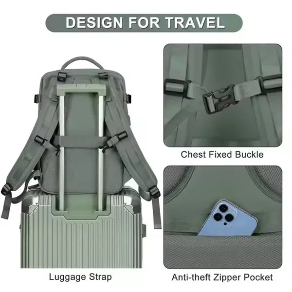 Travel Waterproof Laptop Backpack Airplane Luggage