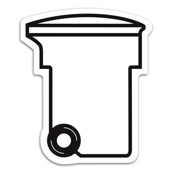 Go Green Recycling Bin Magnet