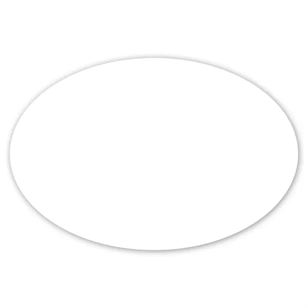 4 X 6 In Oval Perm Standard Label