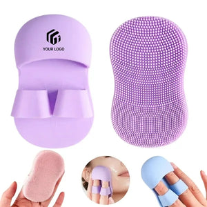 Soft portable mini silicone makeup remover cleaning brush