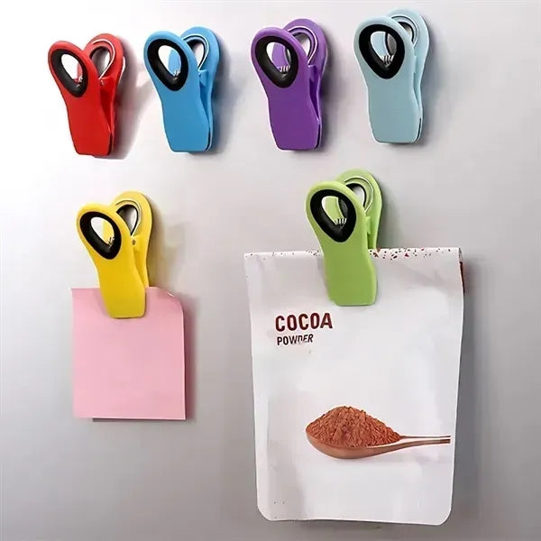 Refrigerator sticker clip