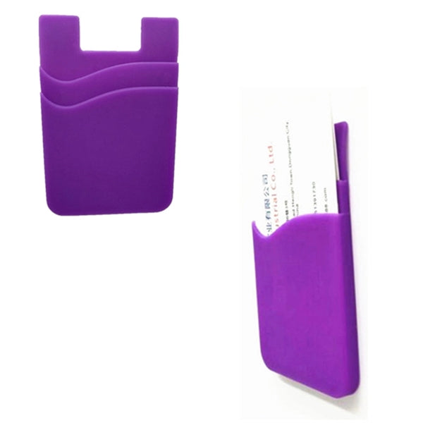 Silicone Phone Wallet with double pocket holder