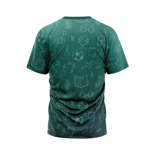 Sublimation RPET Interlock Short Slv Tee - Unisex,Women,Kids