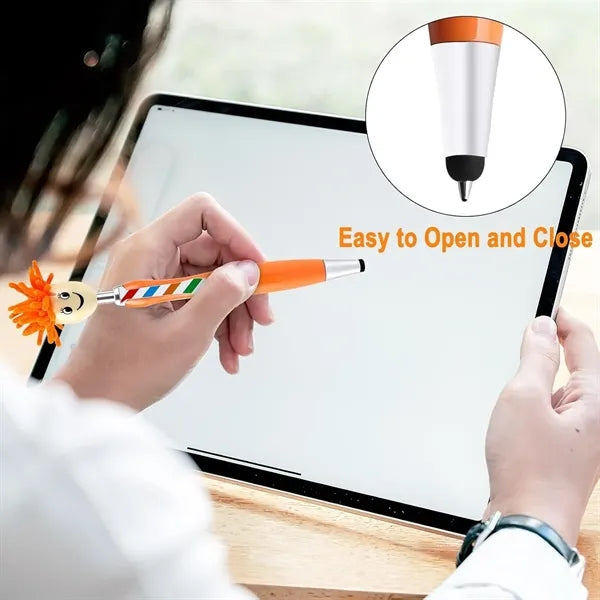 Funny Plush Hair Top Ballpoint Pen