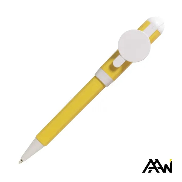 Jumbo QR Billboard Twist Pen - White Accent