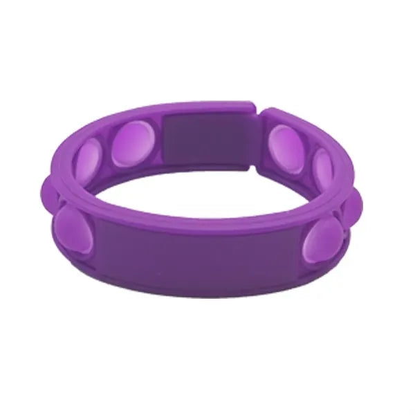 Silicone Pop Fidget Decompression Bracelet