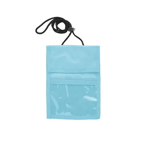Nylon Neck Wallet Badge Holder