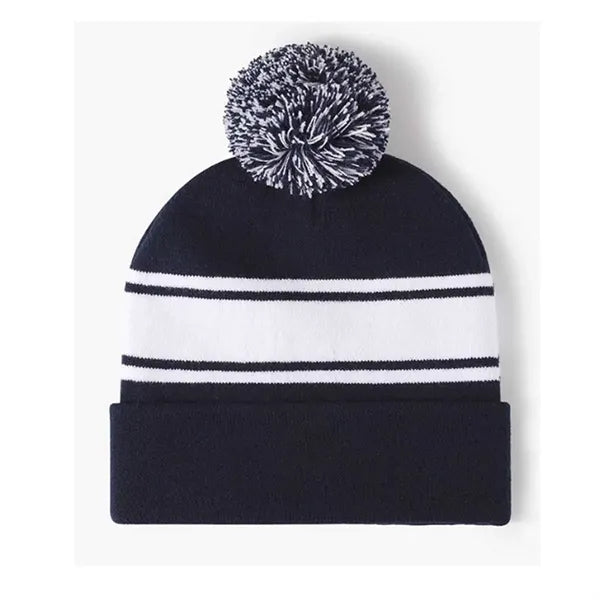 Pom Knit Beanie