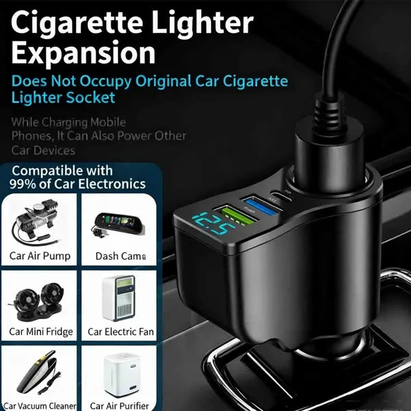 Dual-port Car Charger Adapter