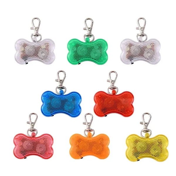 Bone Shaped LED Pet Collar Light
