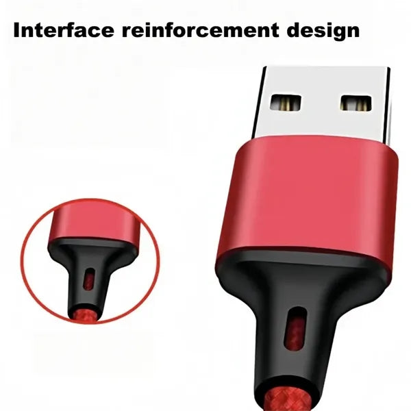 Travel-Sized 3-In-1 Charging Cable
