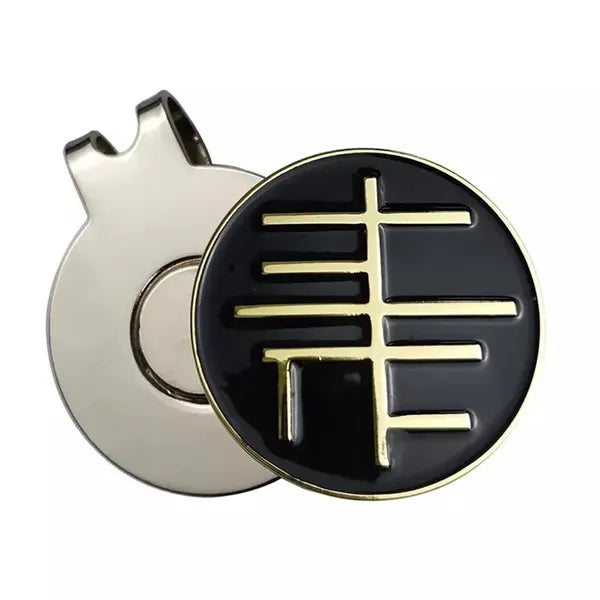 Magnetic Golf Hat Clip With Ball Marker