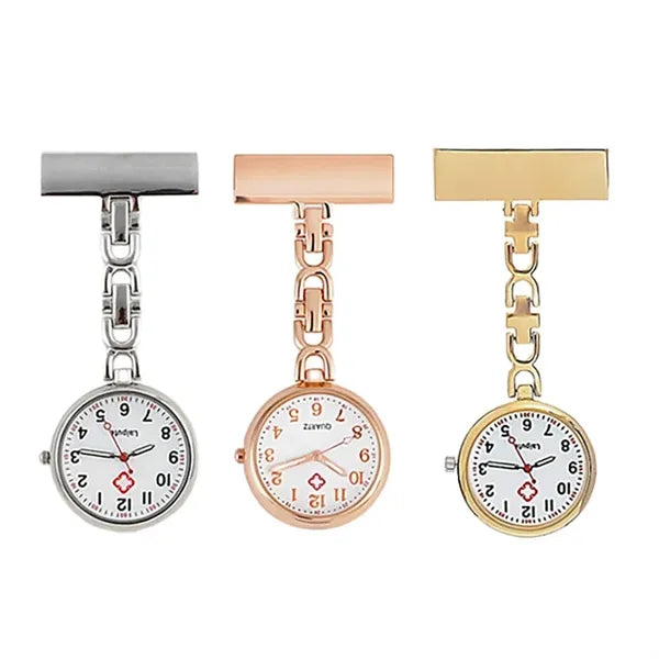 Medical Pocket Metal Luminous Nurse Watch