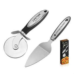 Pizza knife and spatula set