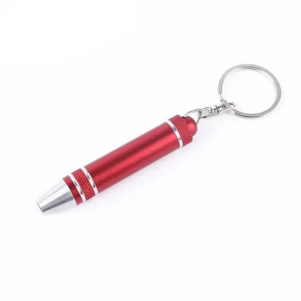 3-Bit Metal Screwdriver Keychain Tool