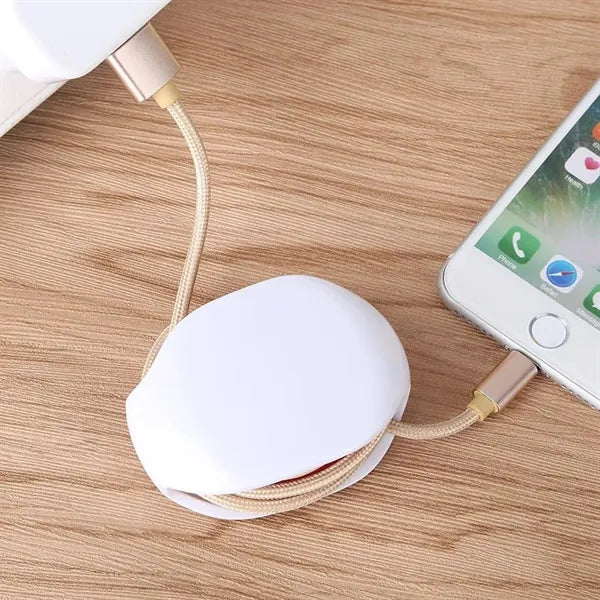 Tangle-Free Cable Winder For Earphones And Chargers