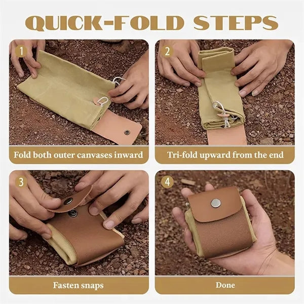 Multi-Functional Canvas Foraging Waist Bag