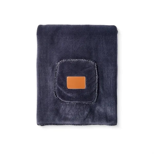 Sherpa Shawl Cozy Blanket With Pocket