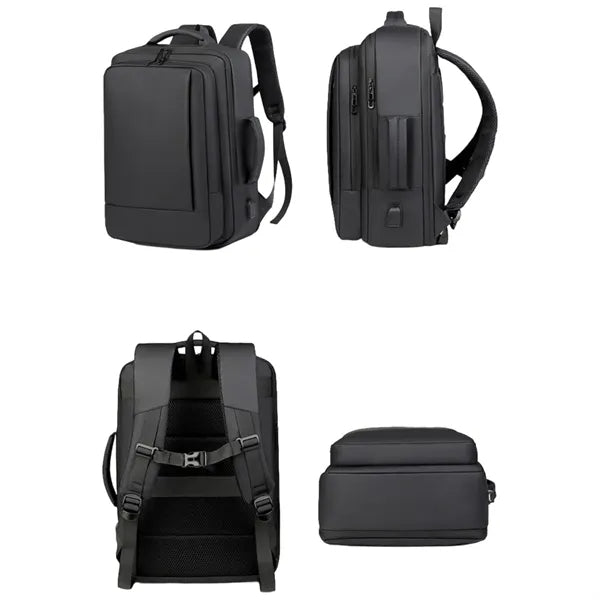 Flight Approved Expandable Laptop Travel Backpack Carry On