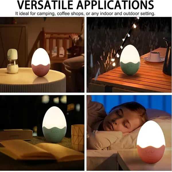 Portable Egg Shape Color Changing Night Light