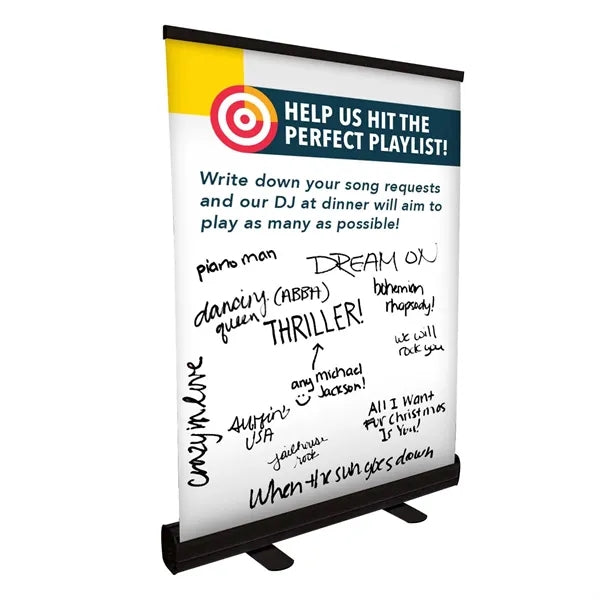 24" Economy Tabletop Retractor Kit (Dry-Erase Media)