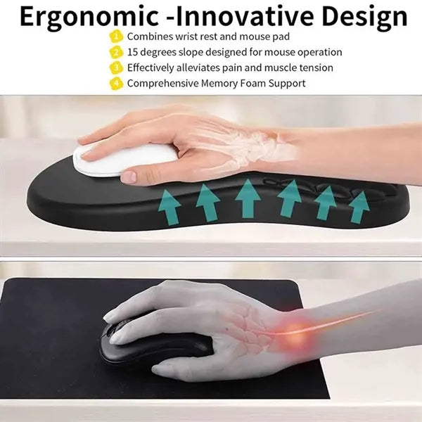 Mouse Pad Wrist Support with Massage