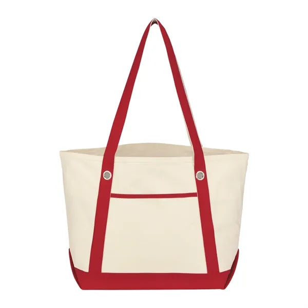 MEDIUM 12 OZ. COTTON CANVAS SAILING TOTE BAG