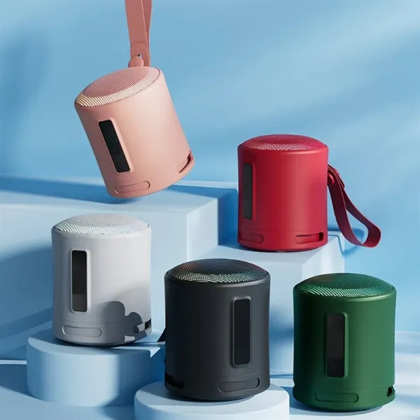 LED Light Portable Wireless Bluetooth-Compatible Speaker