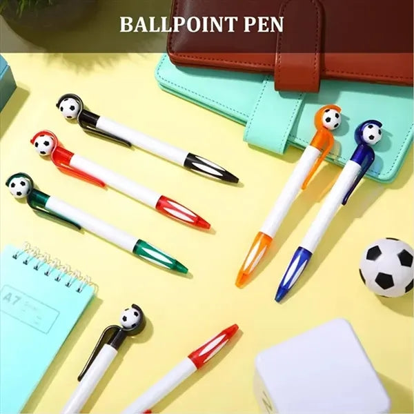 Soccer Ballpoint Pen Rotating Football Design