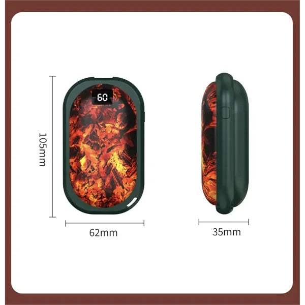 Rechargeable Hand Warmer with Charcoal-burning Effect