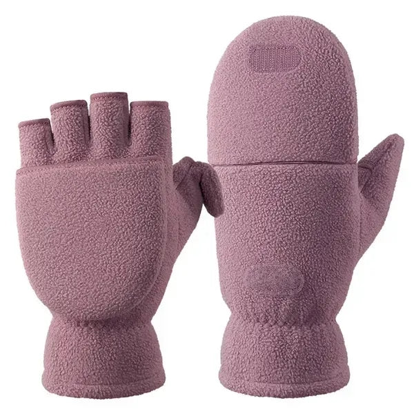 Winter Fingerless Convertible Gloves