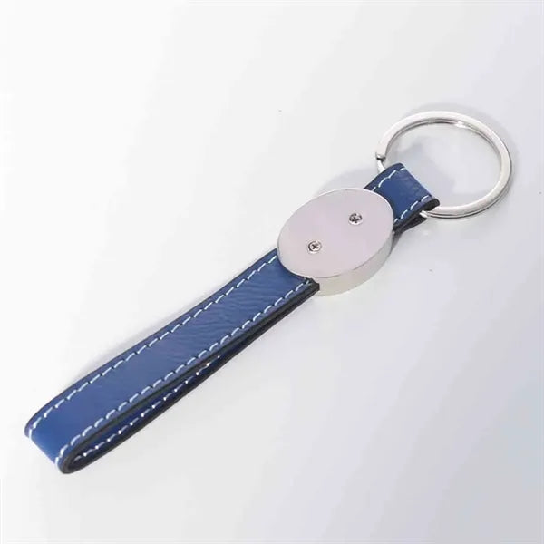 Personalised PU Leather Keychain