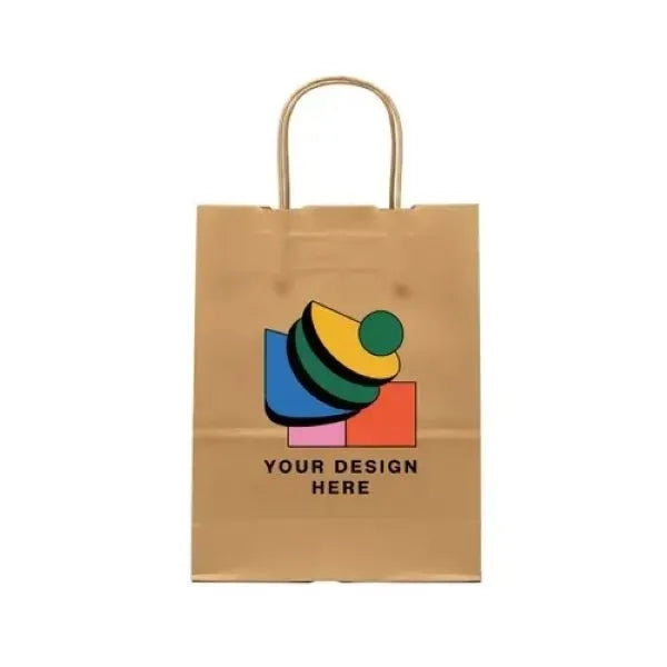 Paper Shopping Bag with Twisted Handle