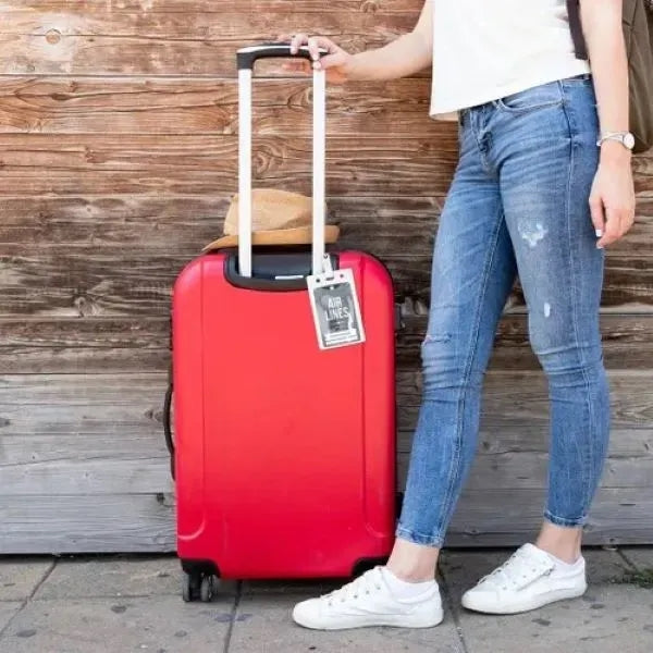 Blank Luggage Tag Holders