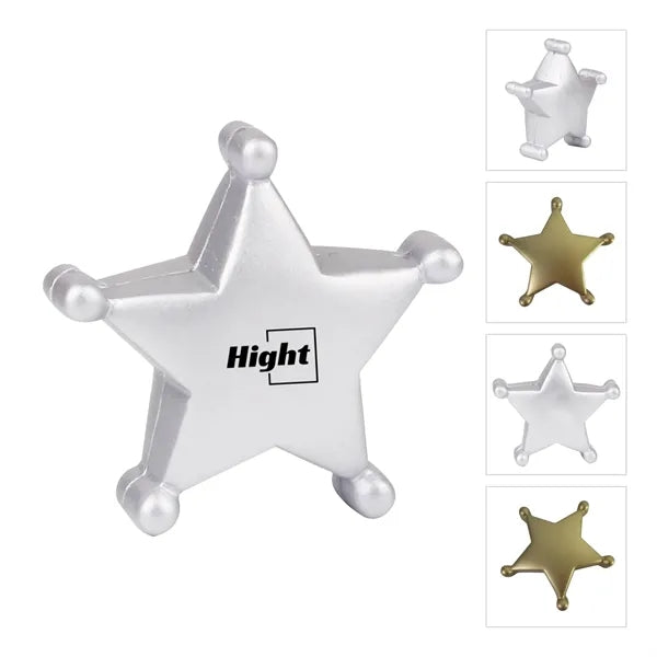 Sheriff'S Badge Stress Balls