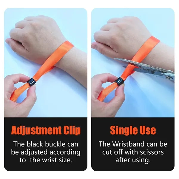 Disposable Polyester Wristband