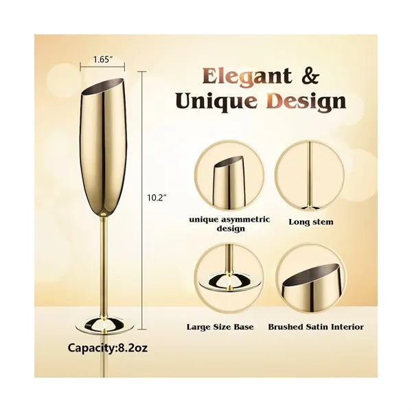 Stainless Steel Wine Goblets