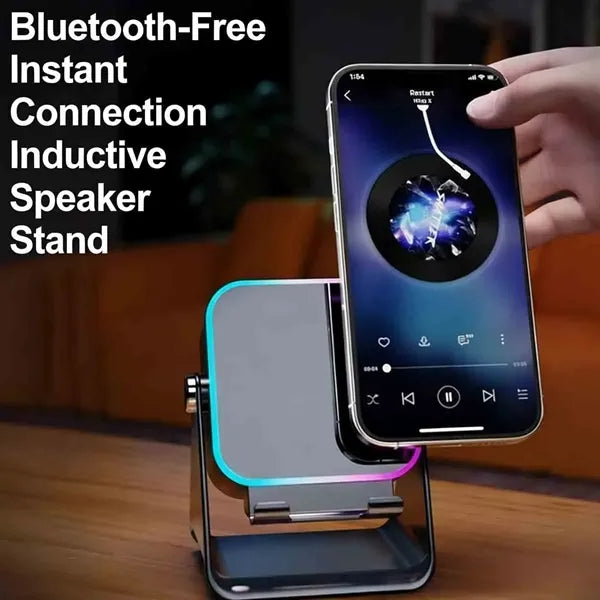 Wireless Bluetooth Speaker with Phone Stand