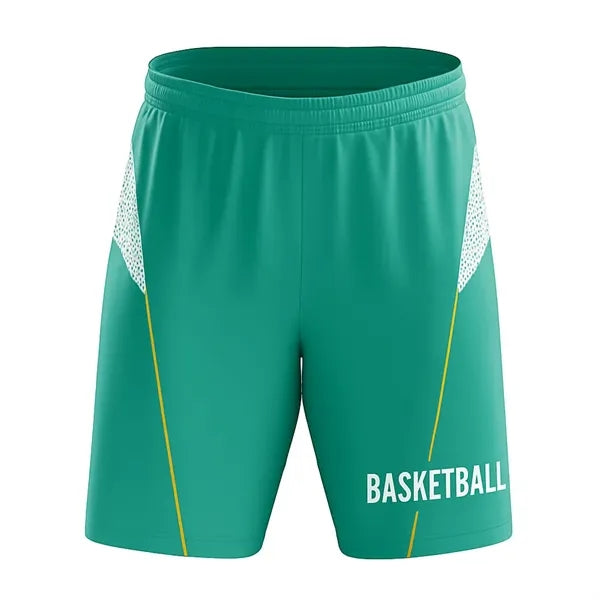 Sublimated Standard-Length Basketball Shorts-150G Interlock