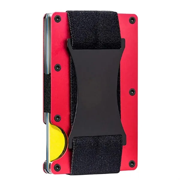 Aluminum Slim Minimalist Compact Wallet and Card Holder