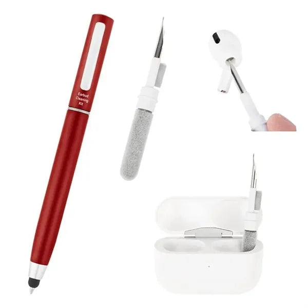 Stylus Pen With Earbud Cleaning Kit